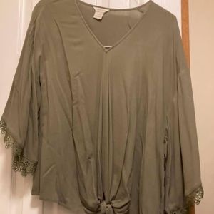 Ariat front-tie blouse